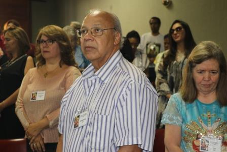 Retiro dos Dois Sagrados Corações - Brasília: Missa - Pe Tarcísio e concelebrantes: Pe Olivar, Pe Fernandes, Pe Josep