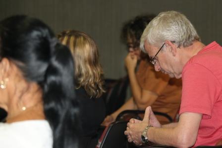 Retiro dos Dois Sagrados Corações - Brasília: Missa - Pe Tarcísio e concelebrantes: Pe Olivar, Pe Fernandes, Pe Josep