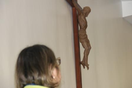 Retiro dos Dois Sagrados Corações - Brasília: Missa - Pe Tarcísio e concelebrantes: Pe Olivar, Pe Fernandes, Pe Josep