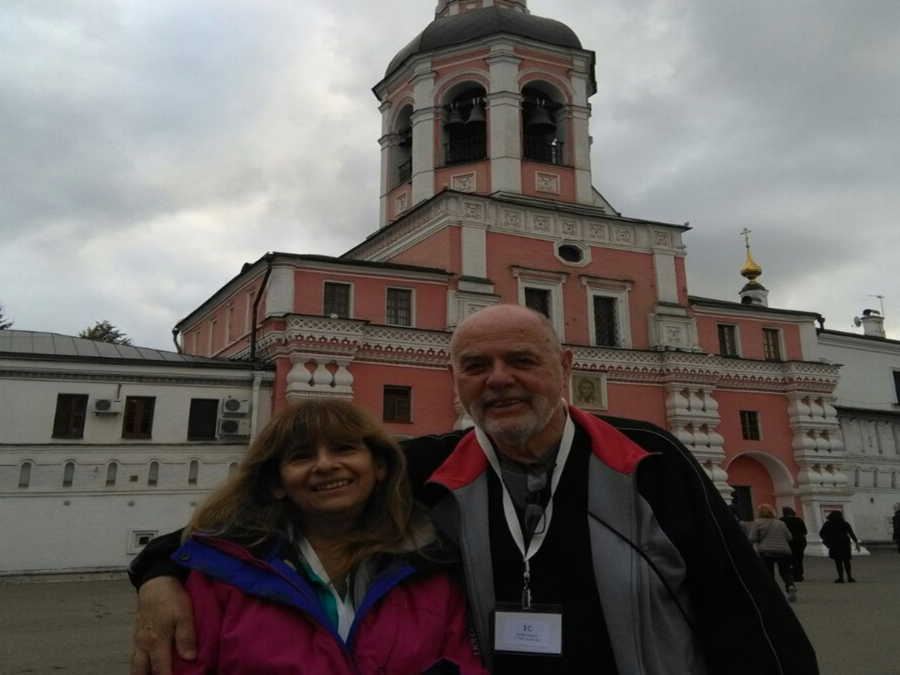 Peregrinos em Moscou: amigos argentinos