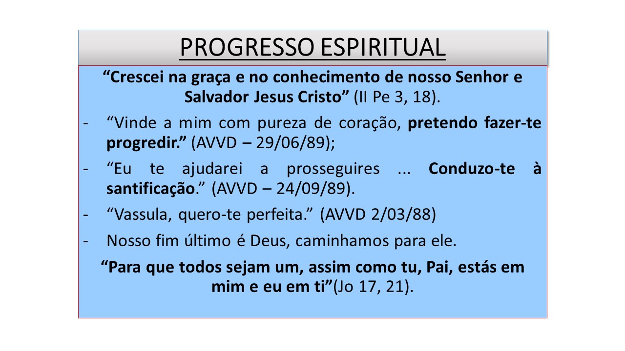 Progresso Espiritual: Slide 2.