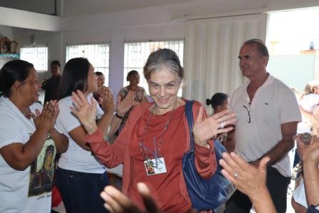 Retiro dos Dois Sagrados Corações - Brasília: Visita à Casa de Maria de Brasília