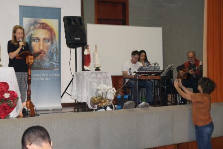 Retiro dos Dois Sagrados Corações - Brasília: Missa - Pe Tarcísio e concelebrantes: Pe Olivar, Pe Fernandes, Pe Josep